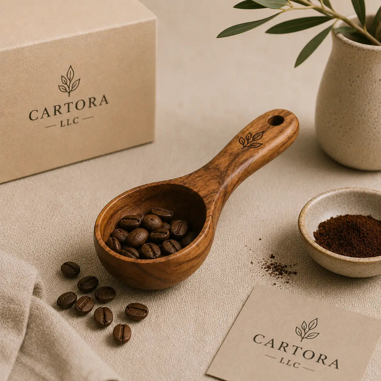 Rustic Coffee Scoop